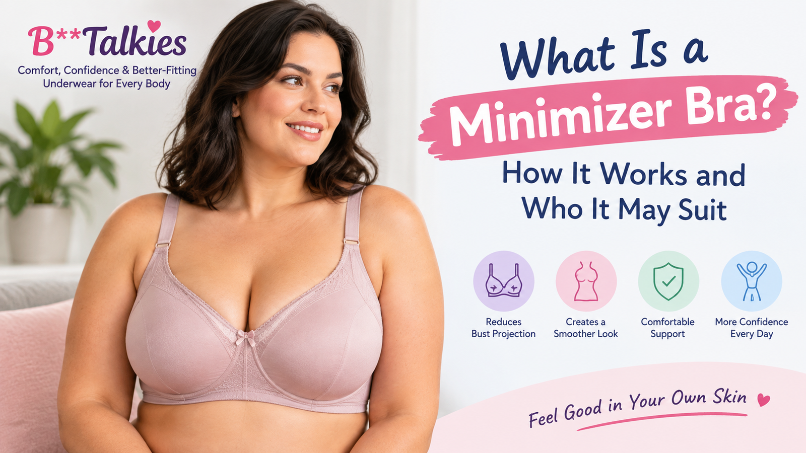 What is a minimizer bra: a guide to fit and a smoother silhouette